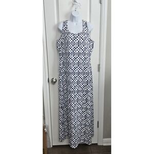 J. McLAUGHLIN CHARLOTTE MAXI SLEEVELESS  Dress Catalina Cloth Sz XL NWT
